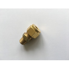 Brass compression solenoid fitting
